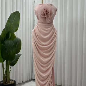 فستان طبقات شيفون بارز بورده